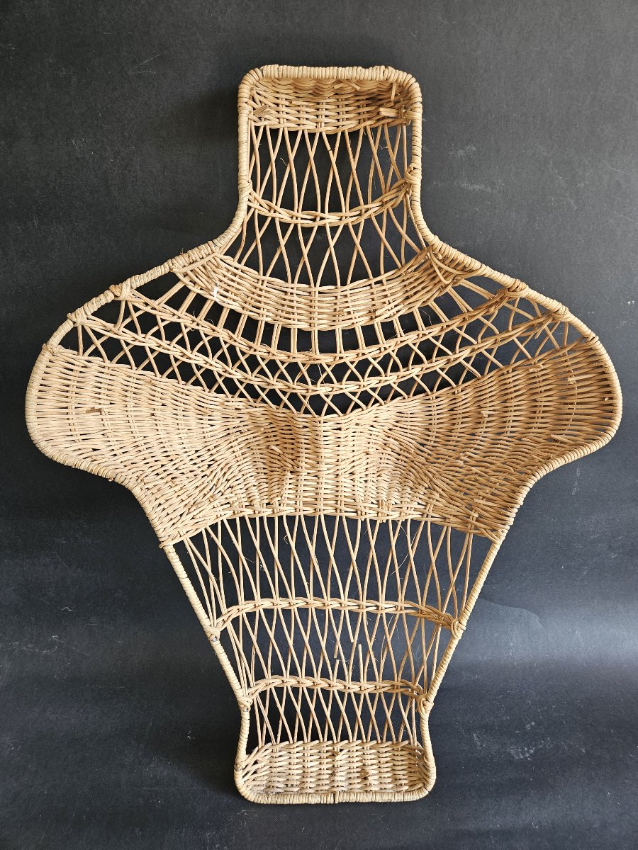 Wicker Mannequin Bust-photo-2