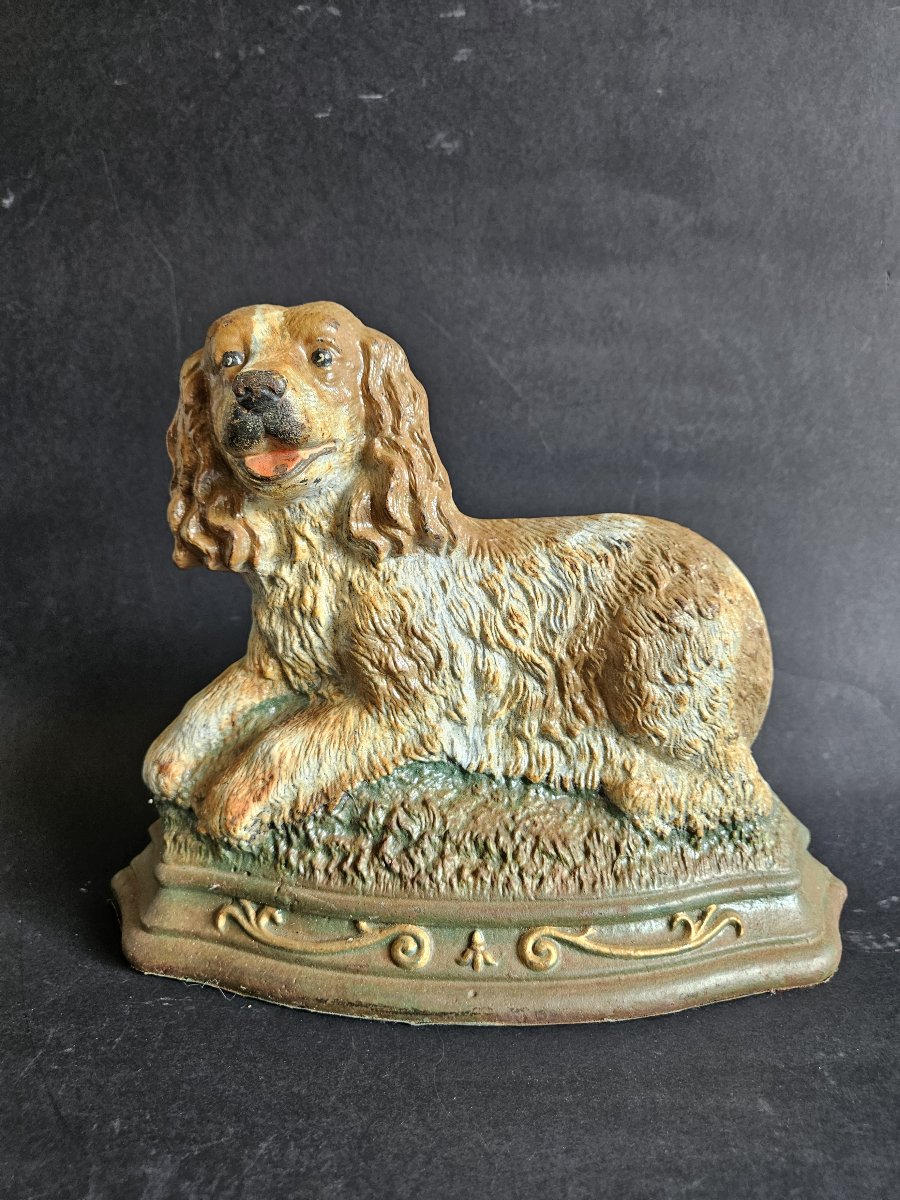 Cast-iron Dog Doorstop
