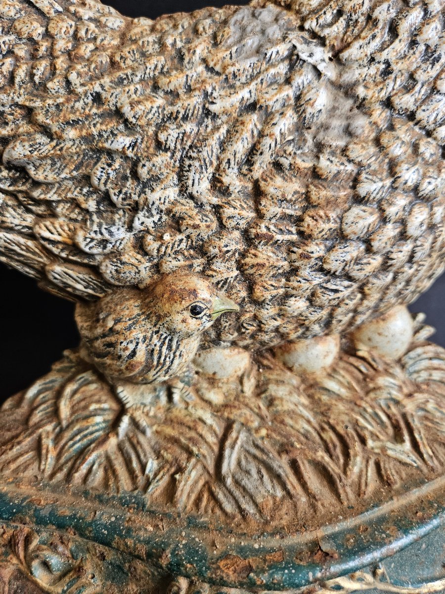 Cast-iron Chicken-shaped Doorstop-photo-2