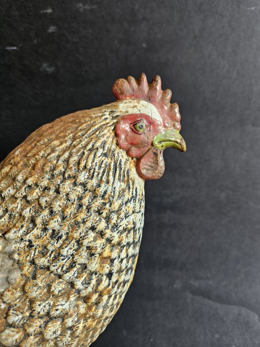 Cast-iron Chicken-shaped Doorstop-photo-3