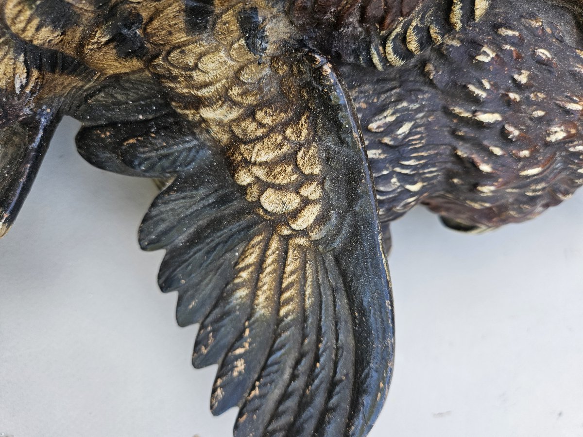Oiseaux nature morte en terre cuite autrichienne -photo-3