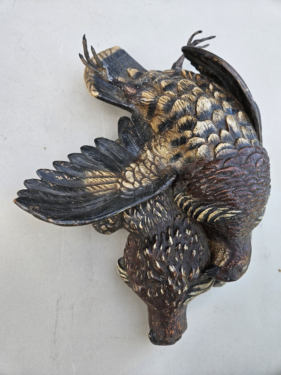 Oiseaux nature morte en terre cuite autrichienne -photo-2