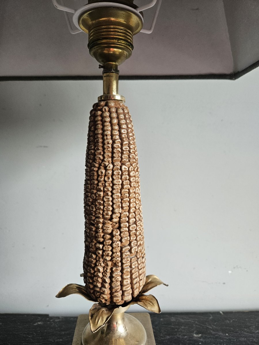 Lamp Base Shaped Like An Ear Of Corn-photo-4