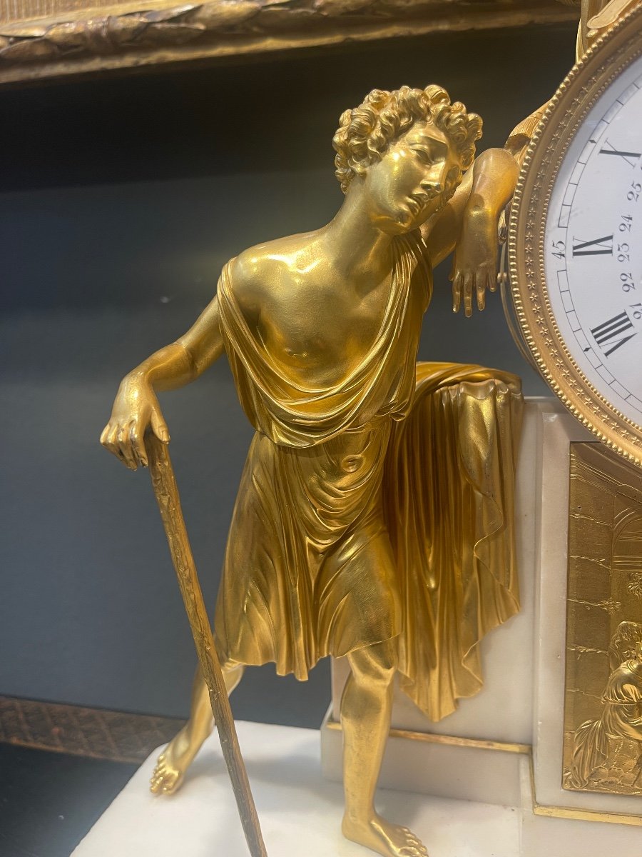 Marble And Gilt Bronze Clock-photo-1