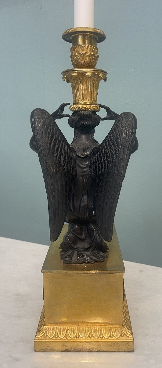  Candelabra In Guilded Bronze-photo-1