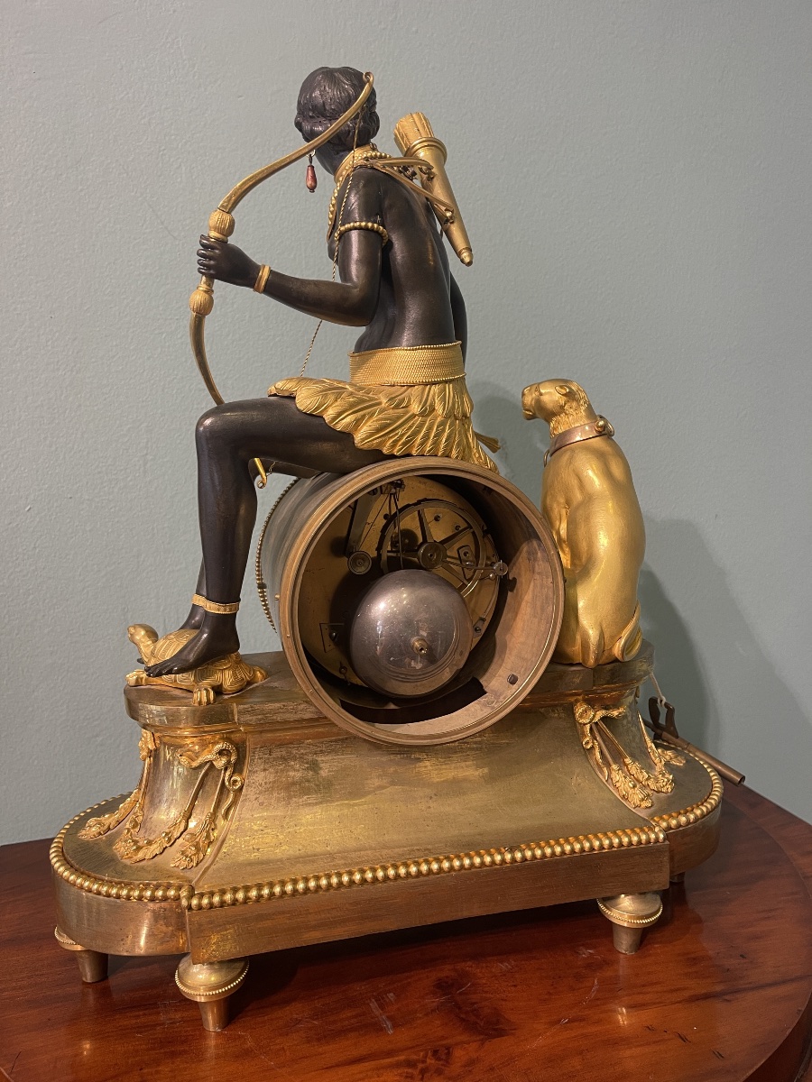 A Clock Known As “a L’afrique” From The Directoire Period-photo-1