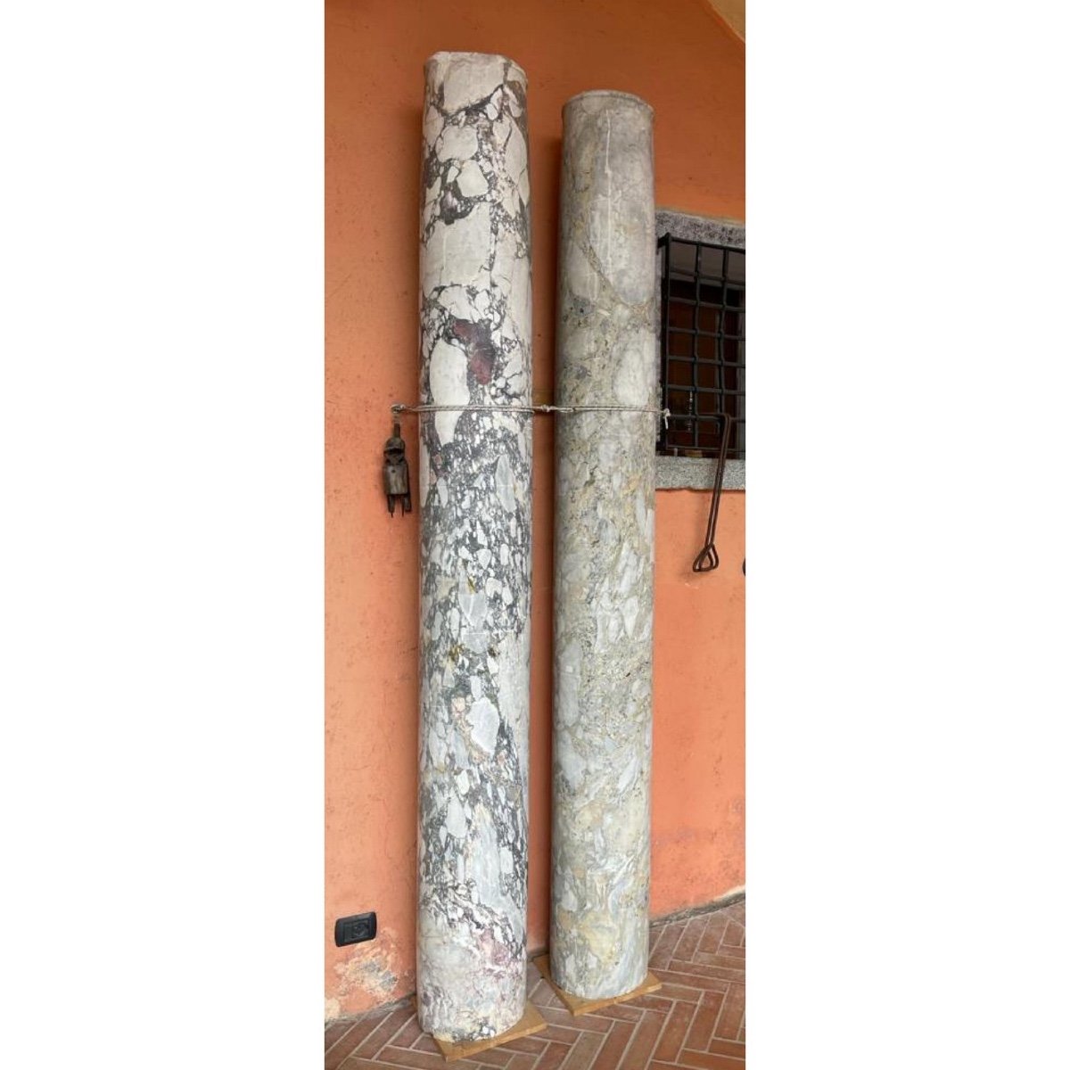 Pair Of Marble Columns