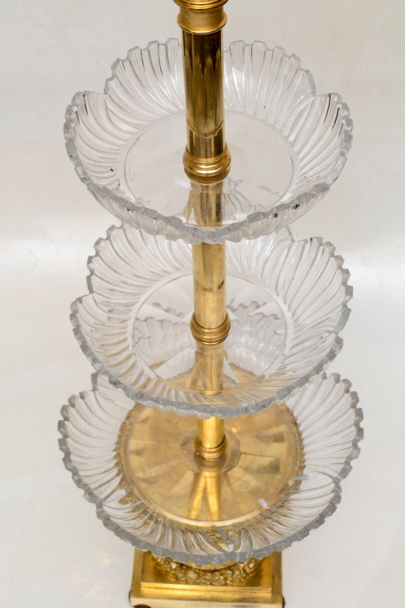 Service De Table En Bronze Et Cristal-photo-3