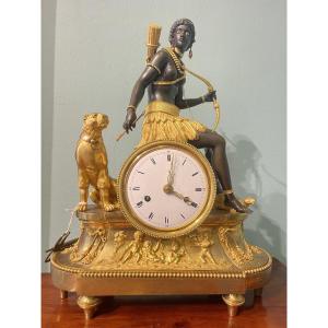 A Clock Known As “a L’afrique” From The Directoire Period