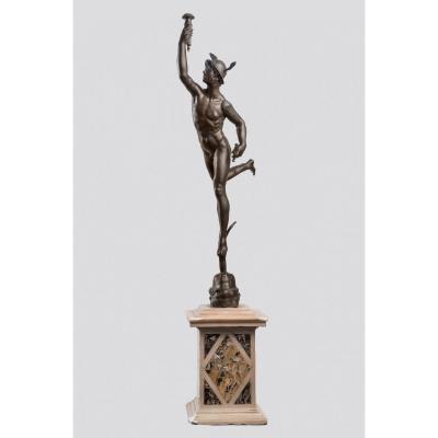 Bronze Sculpture With Marble Base