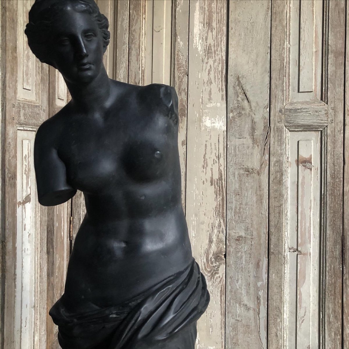 Superbe Moulage « Vénus De Milo » Plâtre -photo-5