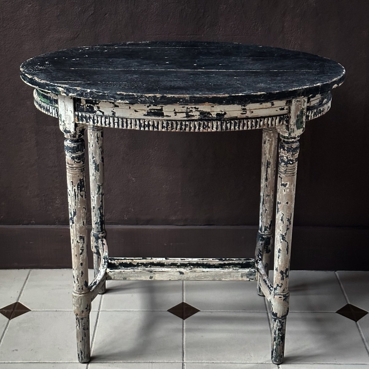 Louis XVI Style Console Late 19th Century-photo-1