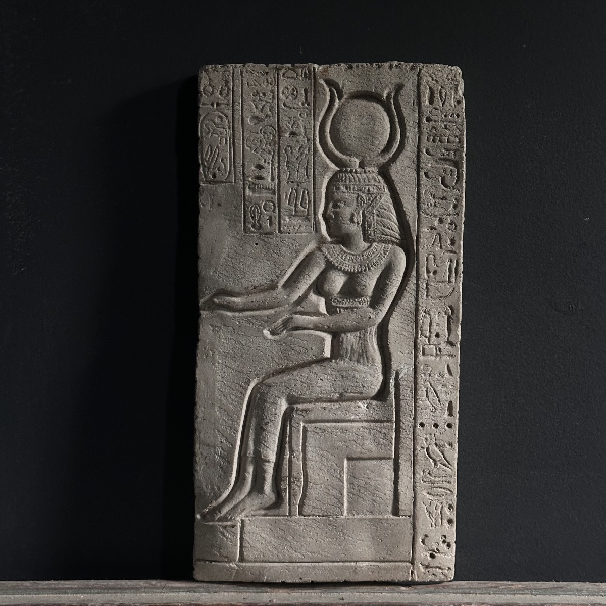 2 Fragments Bas-Reliefs ISIS Égypte XXe-photo-2
