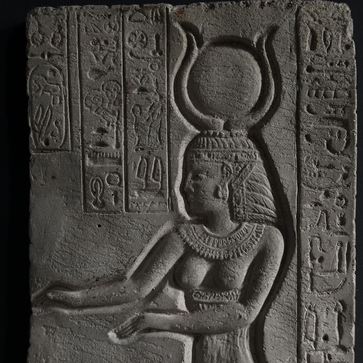 2 Fragments Bas-Reliefs ISIS Égypte XXe-photo-3