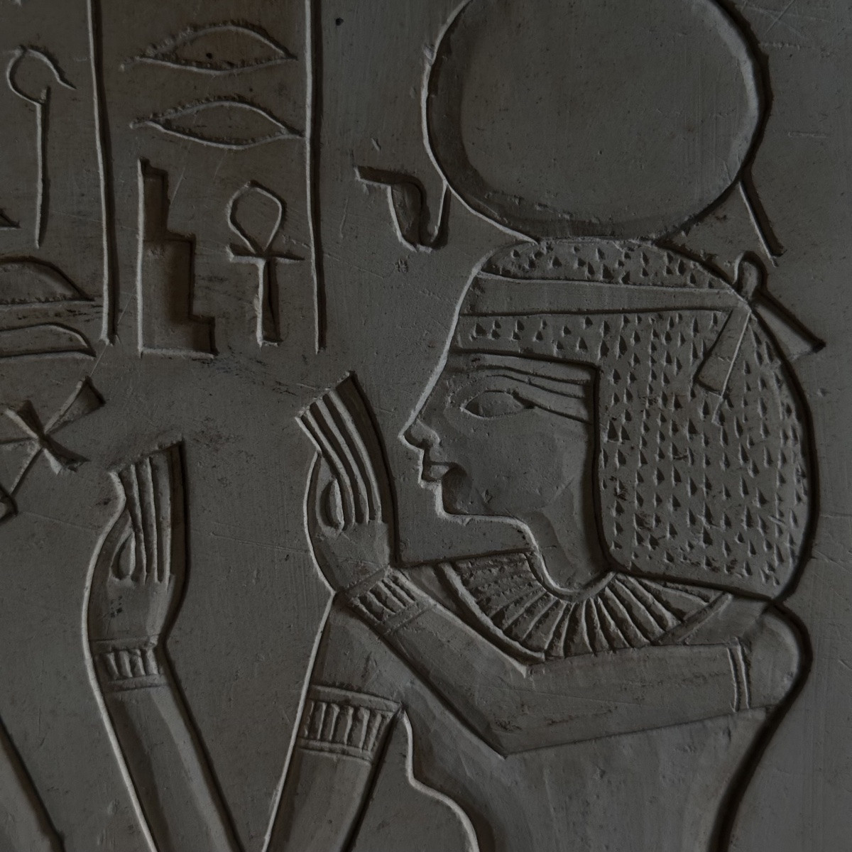 2 Fragments Bas-Reliefs ISIS Égypte XXe-photo-7