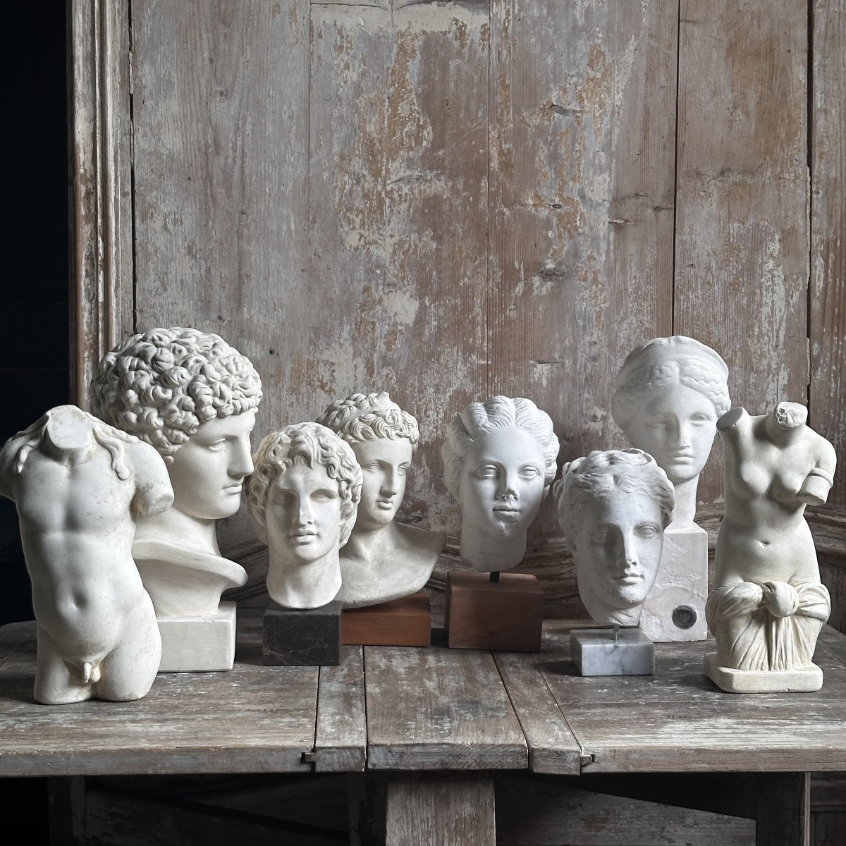 Venus & Bacchus Duo Plaster Casts 20th Century-photo-7