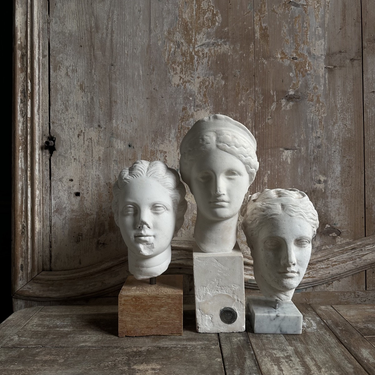Greek Goddesses Triptych / 20th Century Plaster Casts-photo-5
