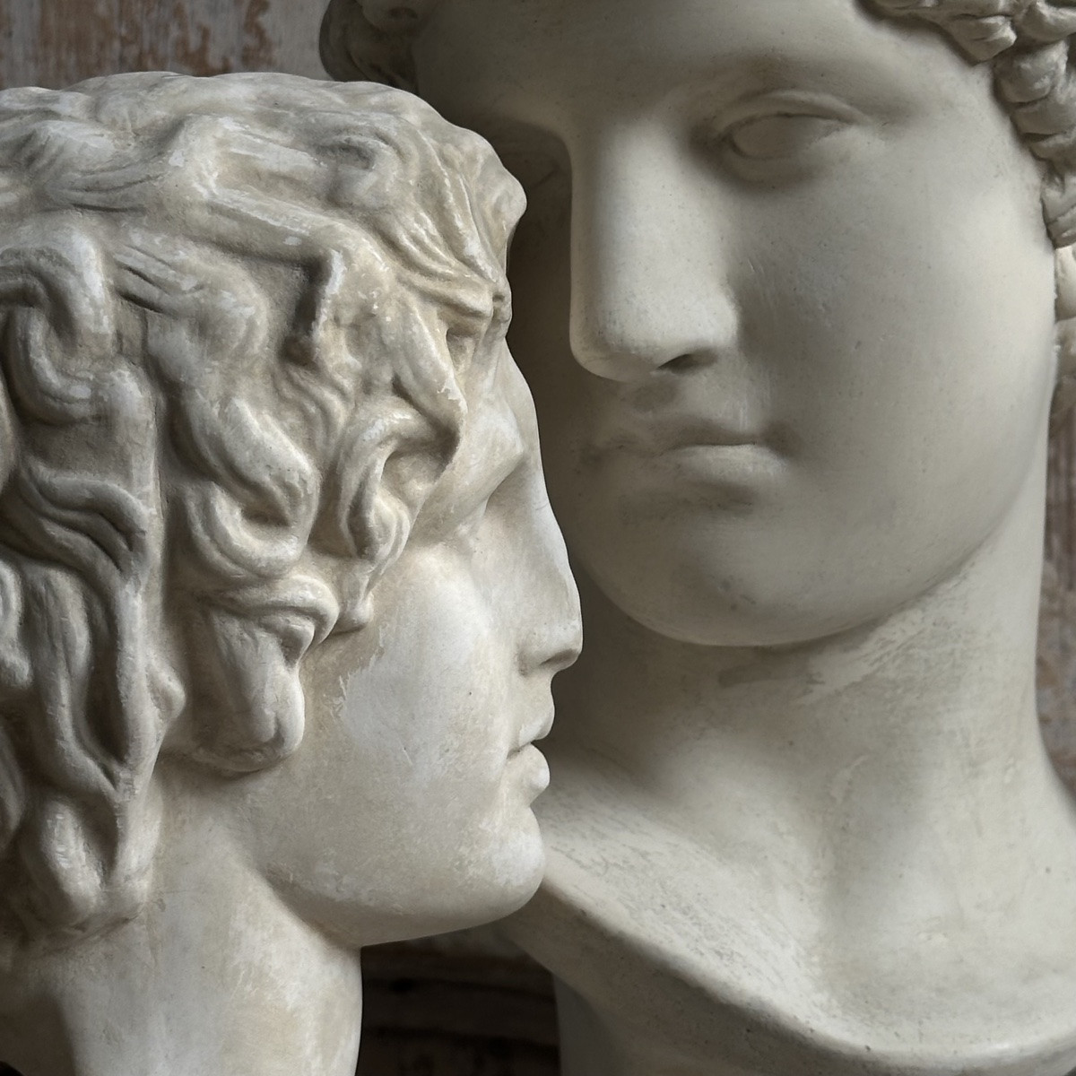 Male Triptych Ancient Greece/20th Century Plaster Casts-photo-7