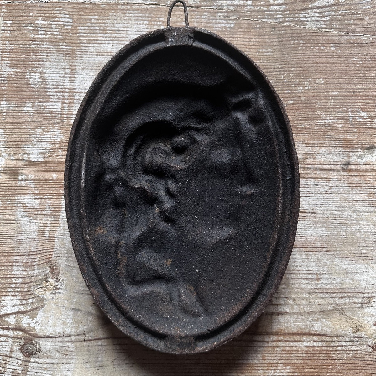 Médaillon Ovale Femme à l’Antique/Fonte/Fin XIXe-photo-7