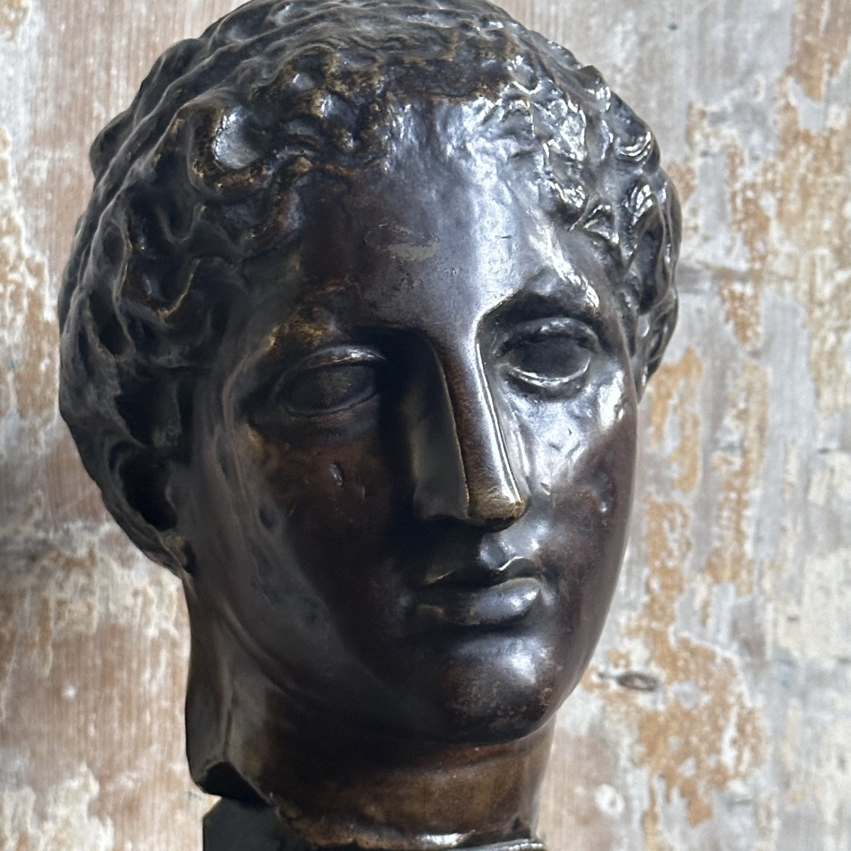Bust Of Iris's Head, Known As The Laborde Bust From The Parthenon / Bronze, 19th Century-photo-8