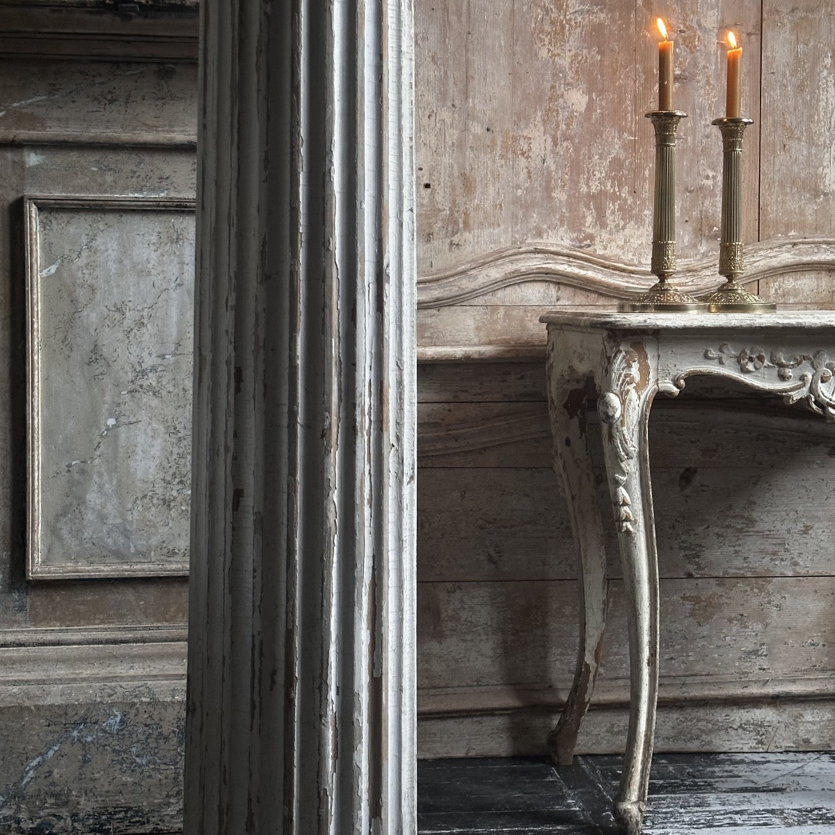 Paire Bougeoirs Flambeaux Empire Bronze Doré Ciselé Début XIXe-photo-5