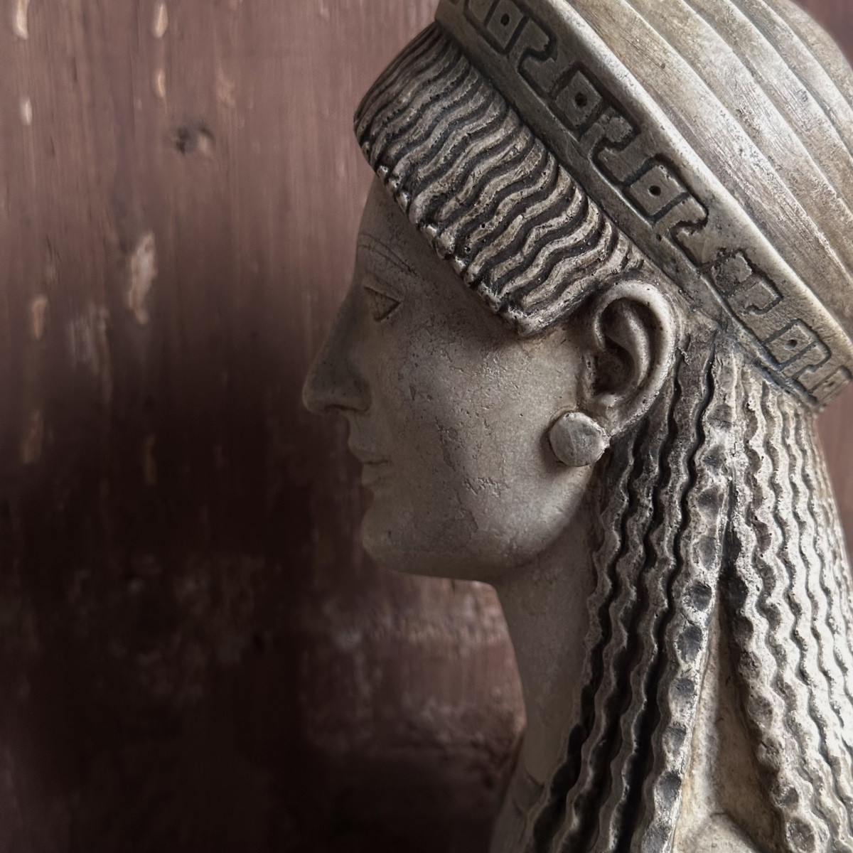 Archaic Head Cast Of Kore, 20th Century-photo-2