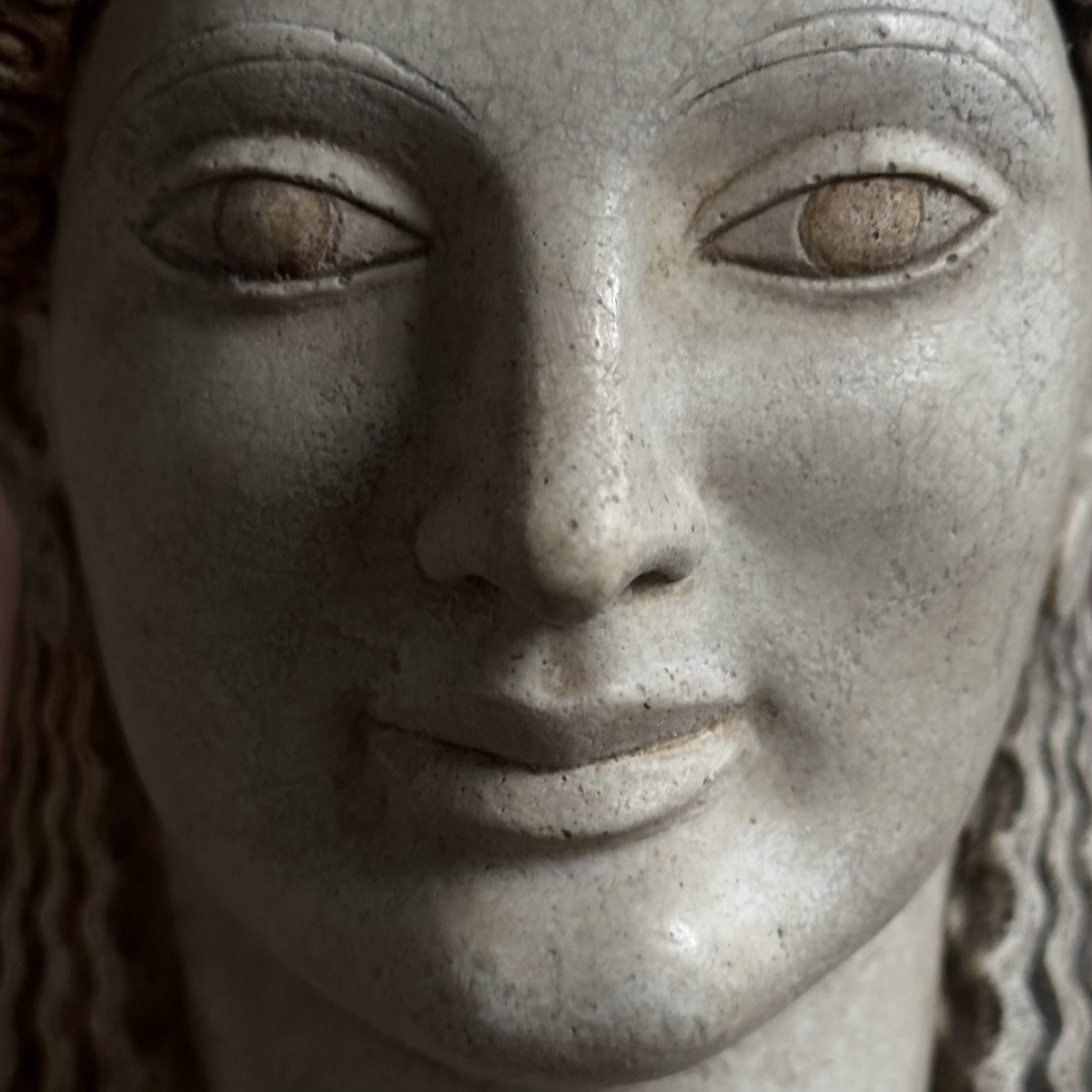 Archaic Head Cast Of Kore, 20th Century-photo-7