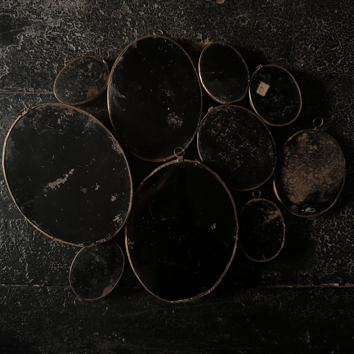 Series Of 10 Ex-votos Reliquaries 19th Century-photo-8