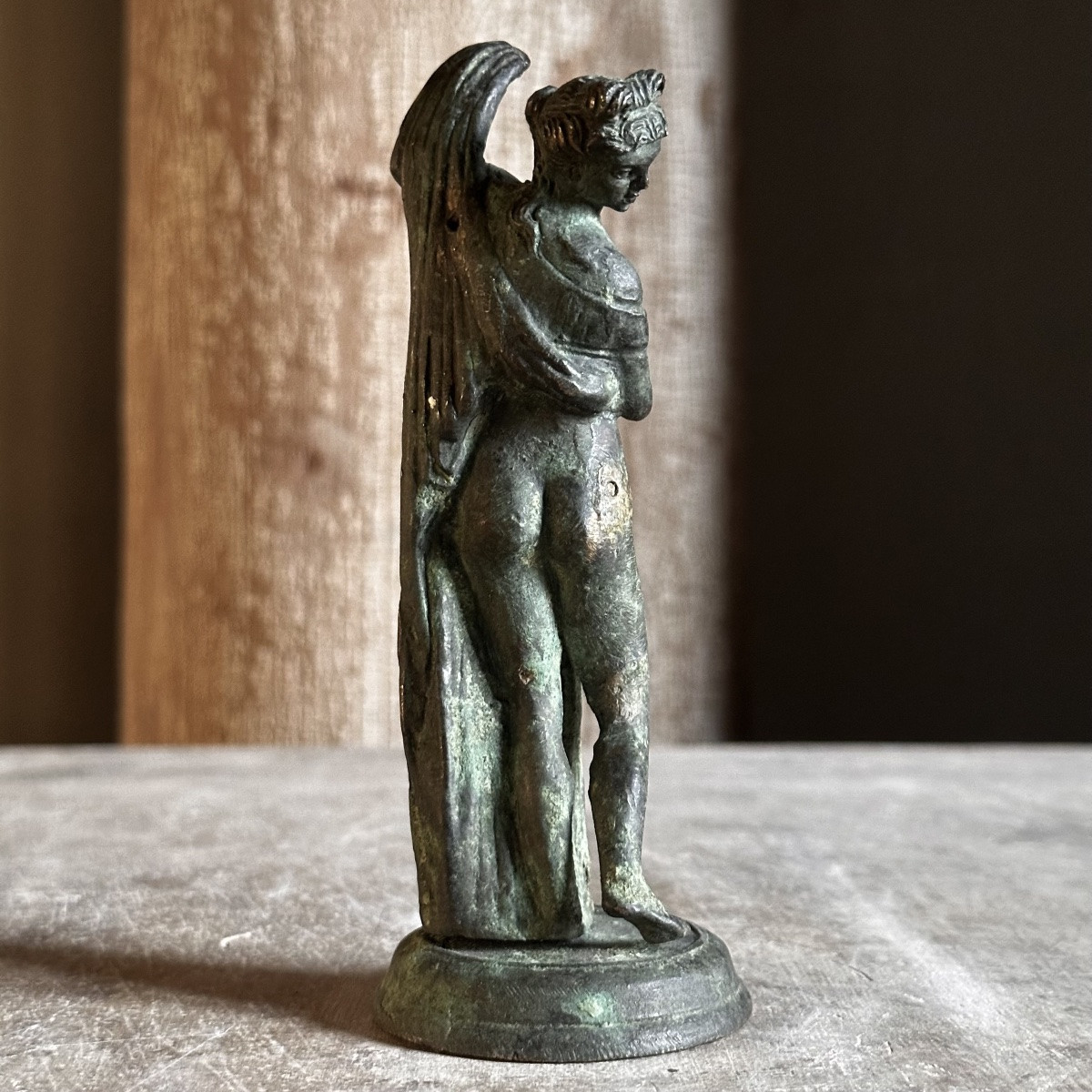 Duo « Faune dansant » & « Vénus Callipyge »Moulages Bronze à l’Antique/Italie/XIXe-photo-1