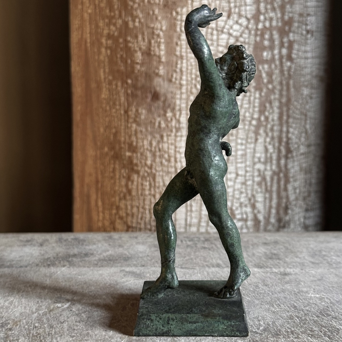 Duo « Faune dansant » & « Vénus Callipyge »Moulages Bronze à l’Antique/Italie/XIXe-photo-3