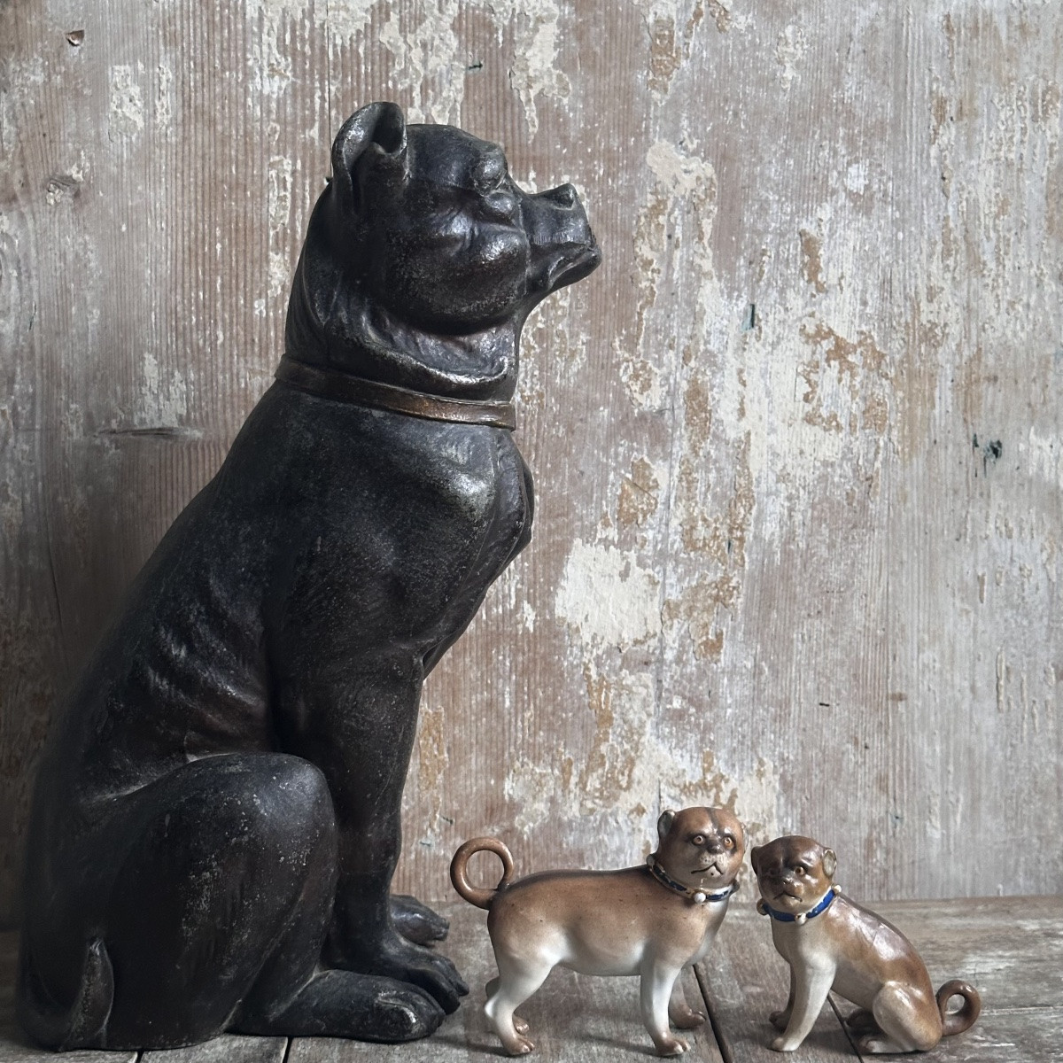 Boston Terrier In Spelter, Late 19th Century-photo-2