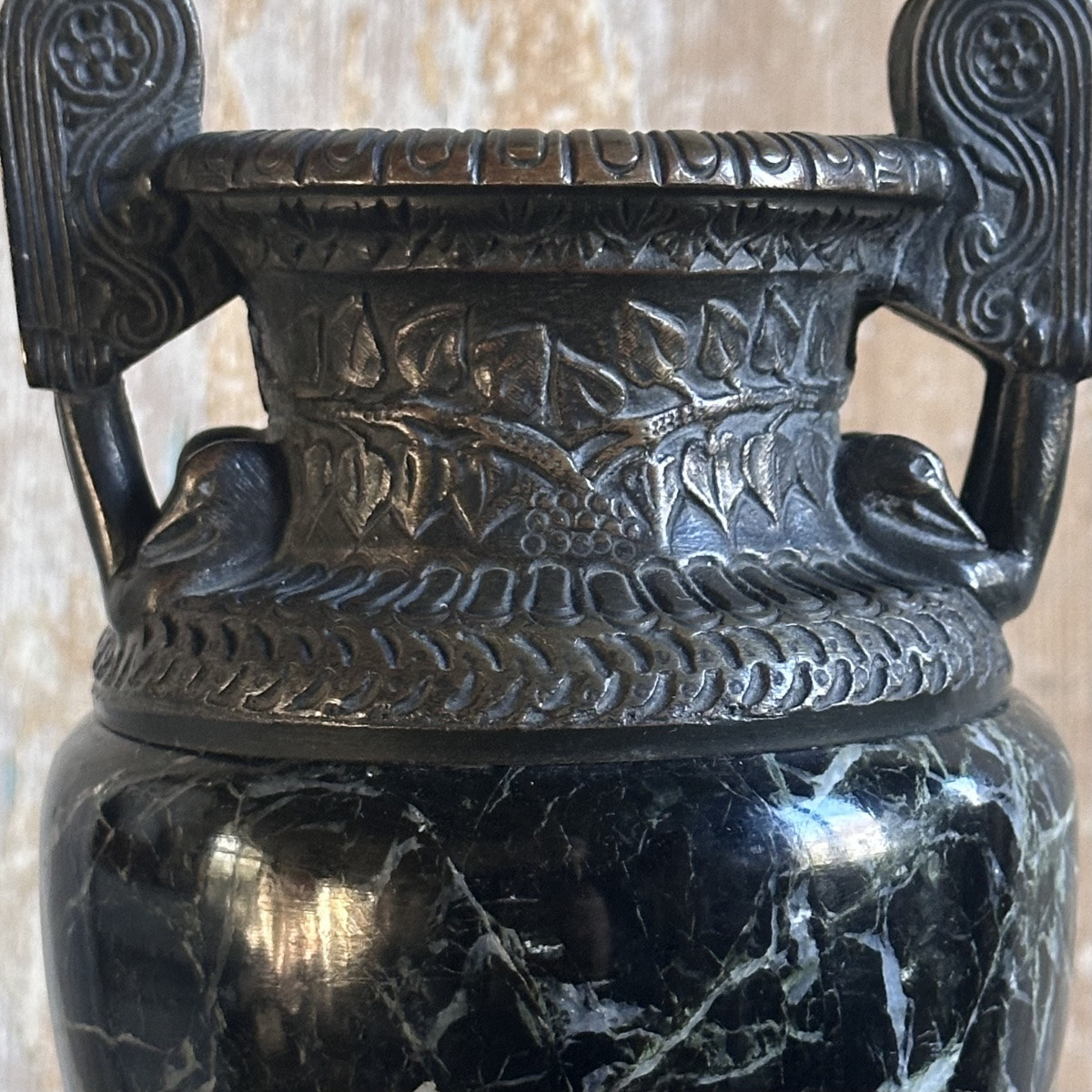 Marble And Bronze Vase-cassolette, 19th Century, Grand Tour-photo-8