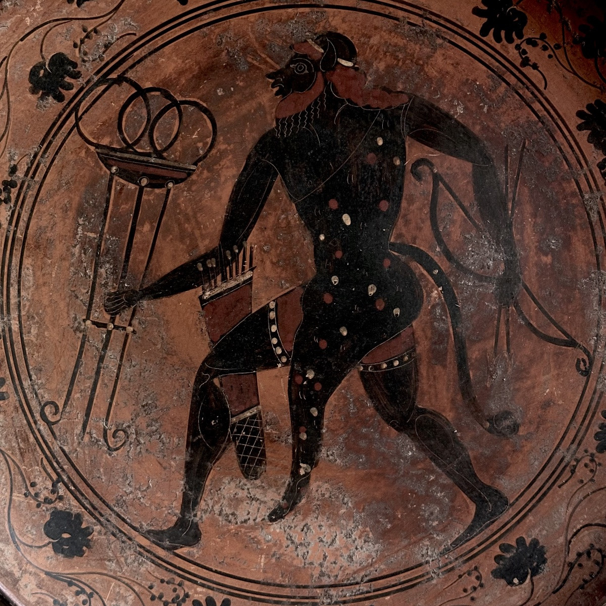 Pair Of Large Neo-greek Platters/terracotta Reproductions, Late 19th/early 20th Century/italy-photo-3