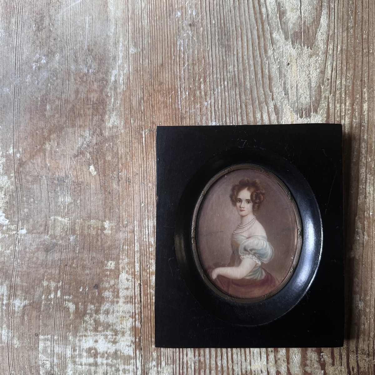 1 Miniature Lady Of 19th Century Quality-photo-1