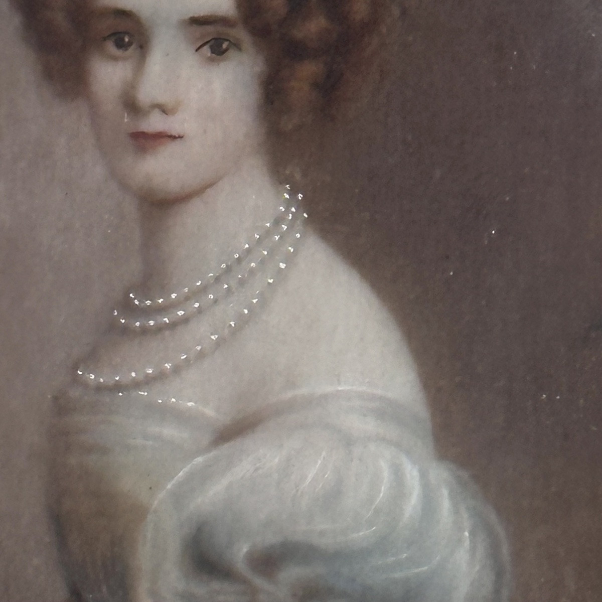 1 Miniature Lady Of 19th Century Quality-photo-4