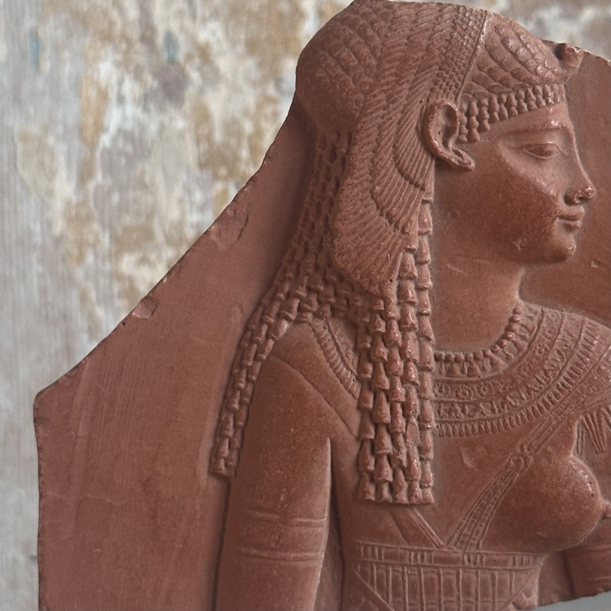 Moulage Fragment de Stèle Déesse Egyptienne/Musée du Louvre/XXe-photo-2