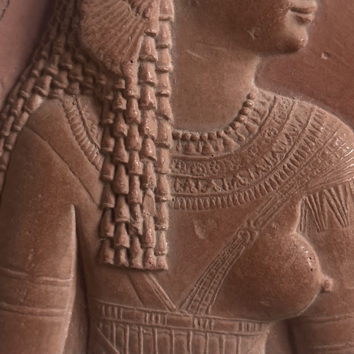 Moulage Fragment de Stèle Déesse Egyptienne/Musée du Louvre/XXe-photo-5