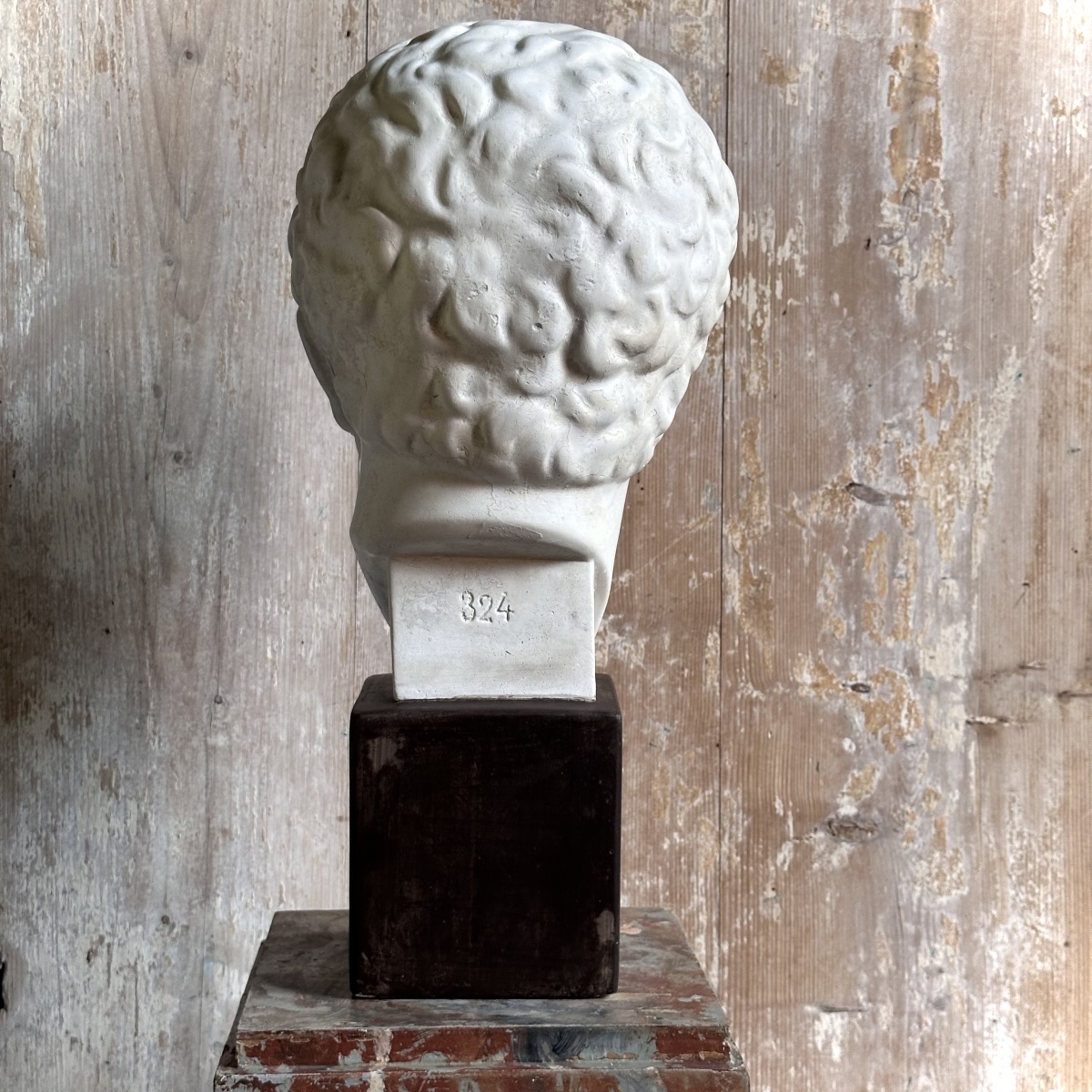 Bust Of A Young Ephebe In The Classical Style / 19th–20th-century Plaster Cast-photo-8