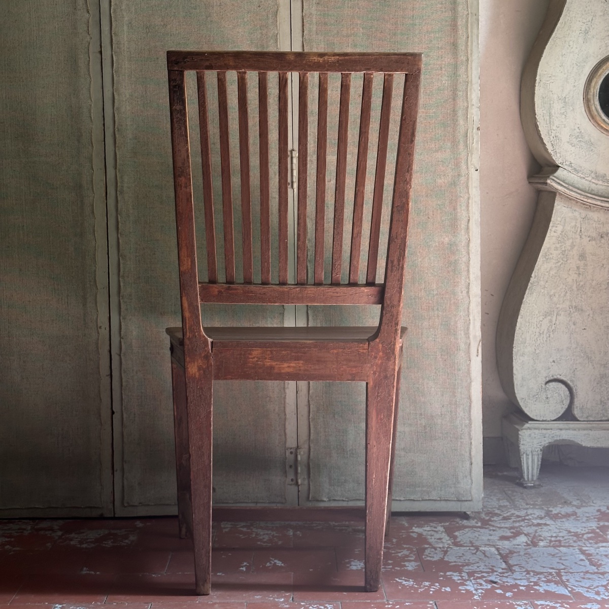 Swedish “allmoge” Chair, 1800/late 18th Century-photo-2