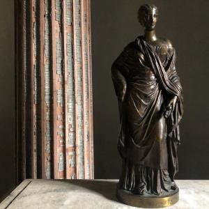 Cérès Bronze Cast In The Antique Nineteenth Century