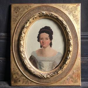 Portrait Young Woman 1st Empire Late Nineteenth