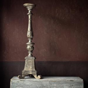 Large Baroque Candlestick Italy 18th Century