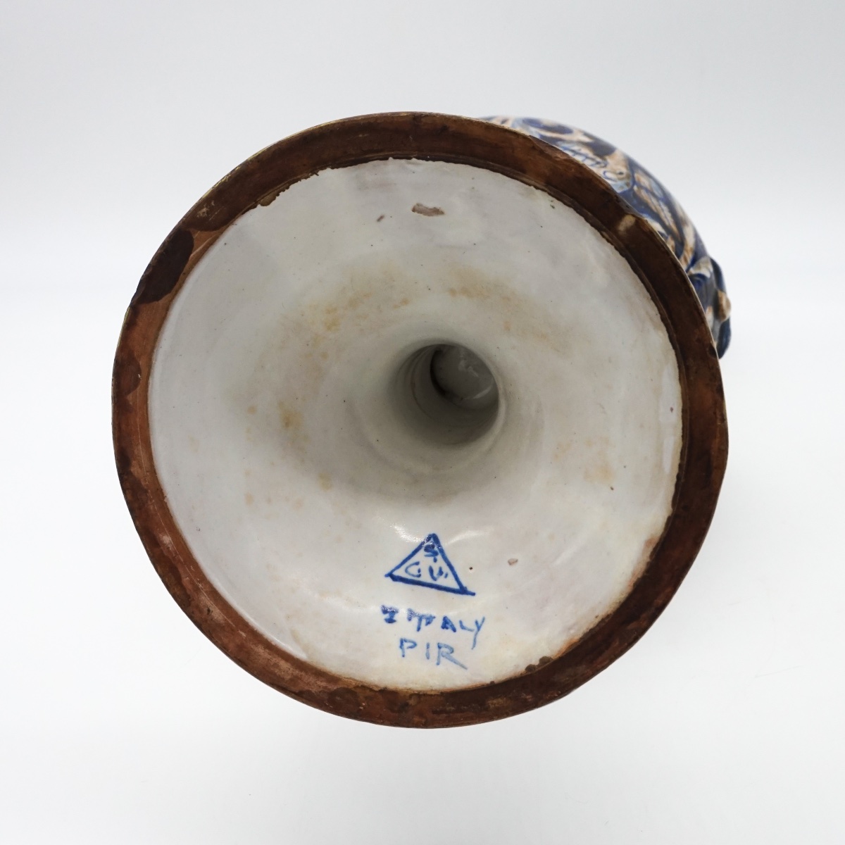 Artistic Ceramic Ewer From Gualdo Tadino, 20th Century-photo-5