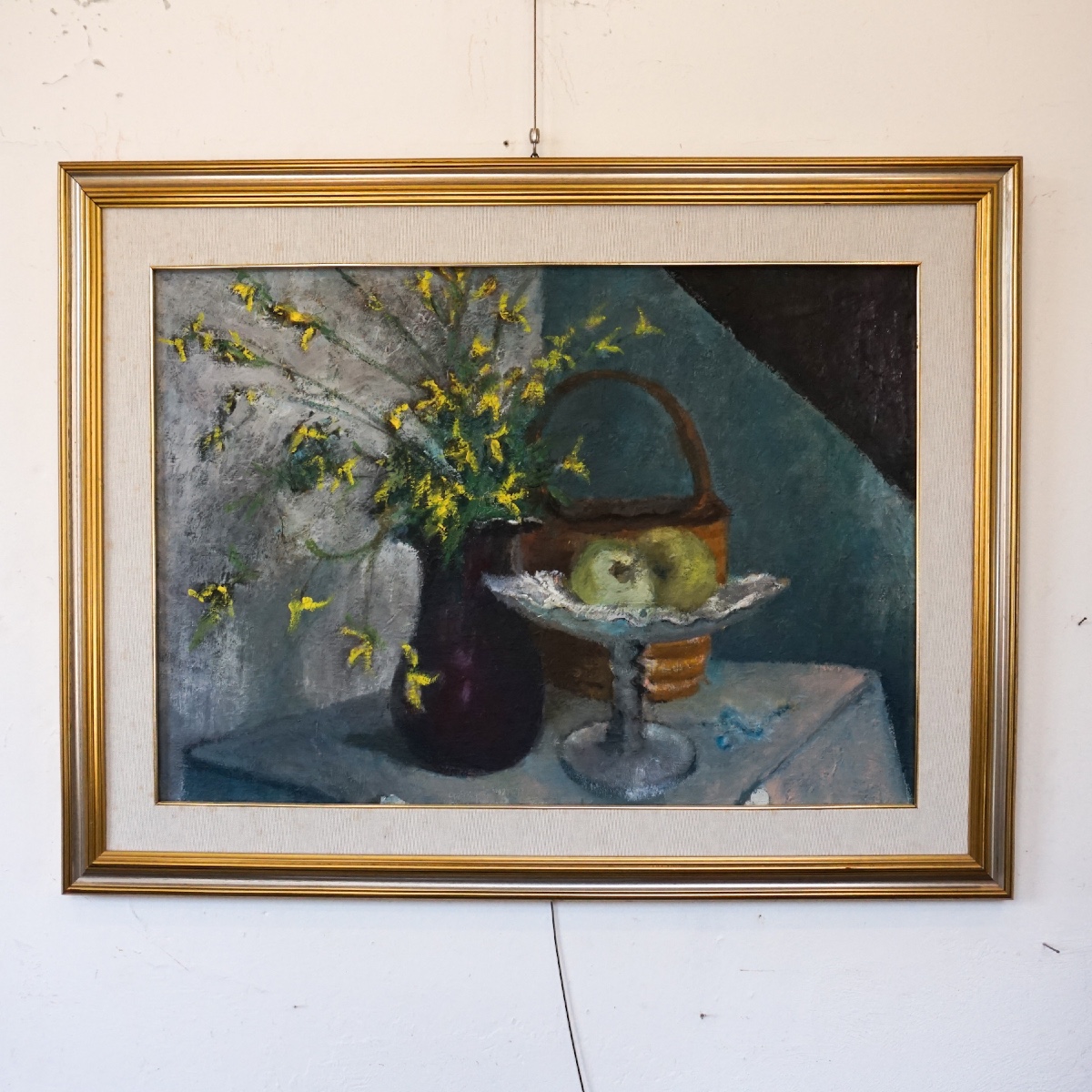 Nature morte aux fleurs et fruits – Violetta Branzanti (Ravenne 1914 – 2001)