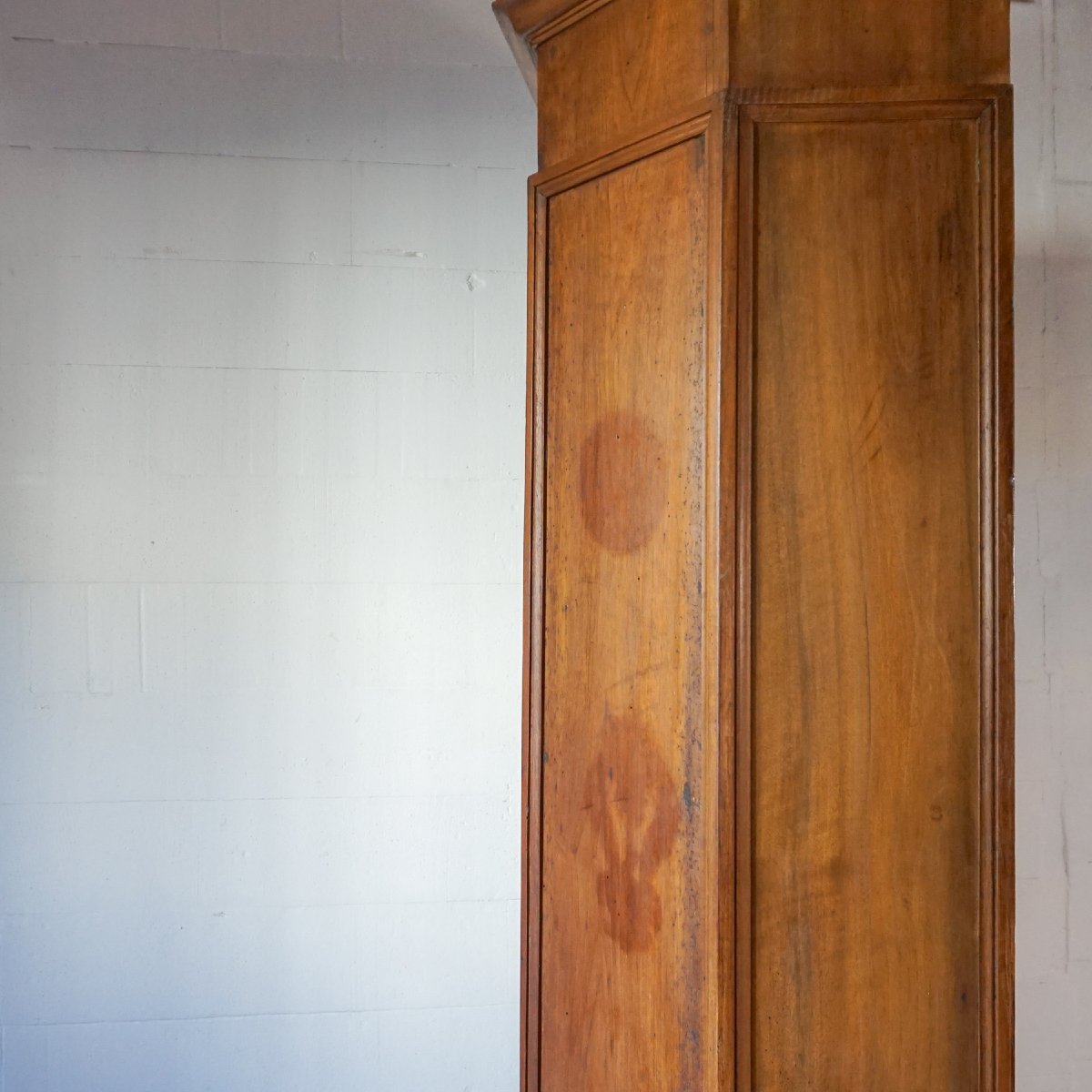 Antique Alder/pearwood Door Surround Repurposed As A Cabinet – Italy, Late 18th / 19th Century-photo-5