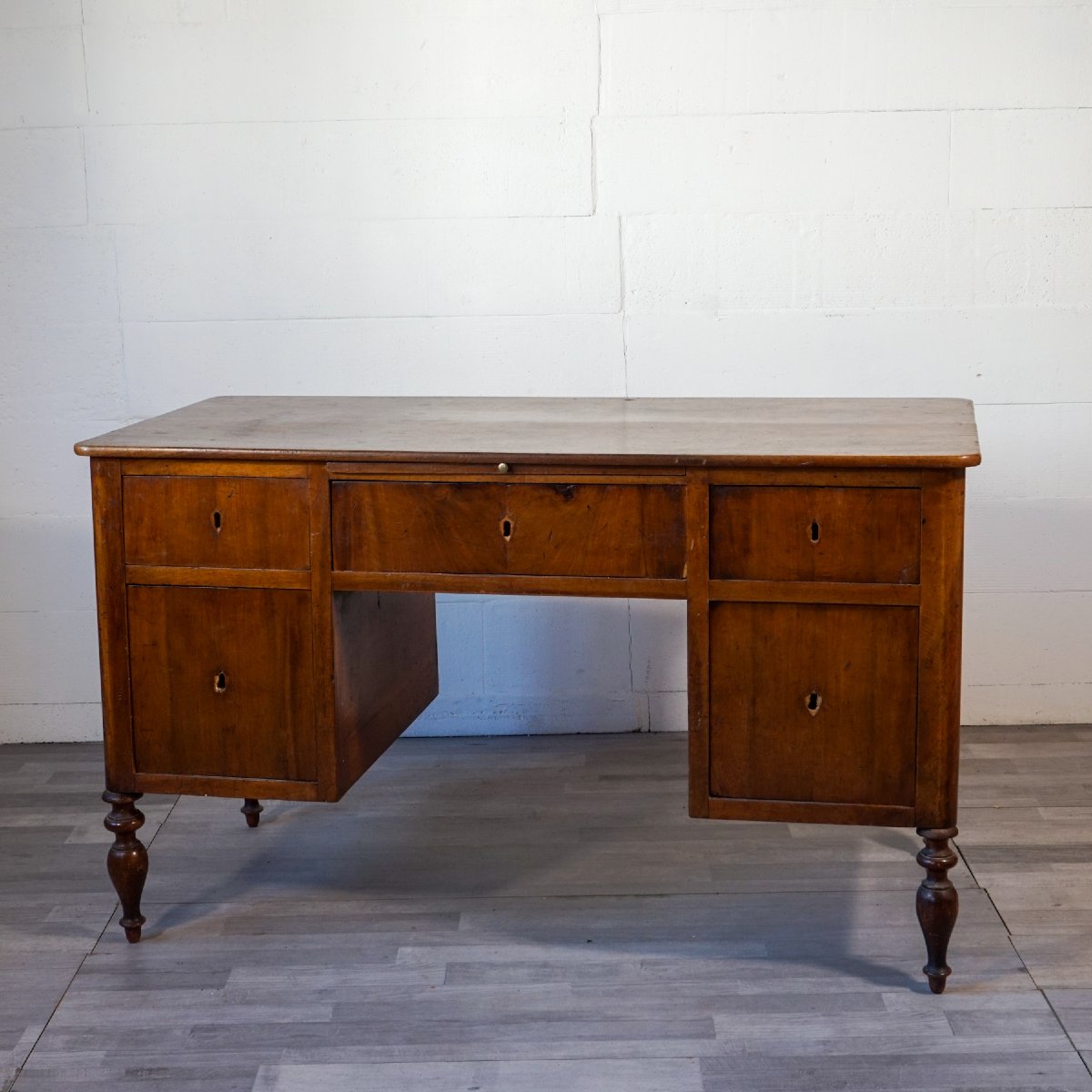 Antique Italian Work Desk With Pull-out Writing Surface – 19th Century-photo-2