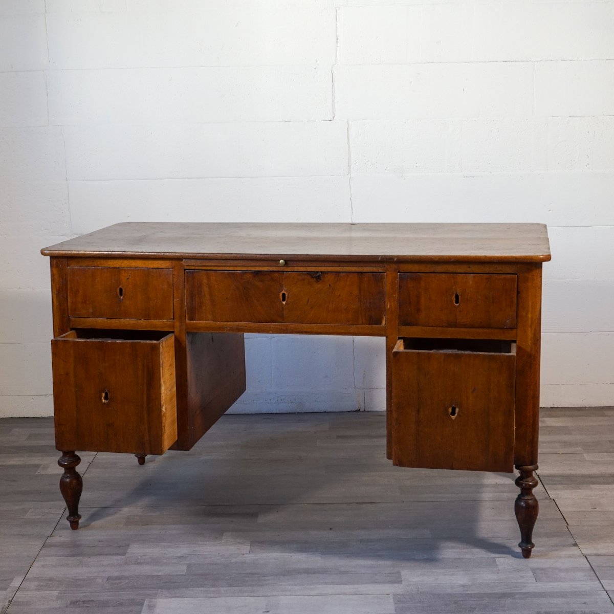 Antique Italian Work Desk With Pull-out Writing Surface – 19th Century-photo-8