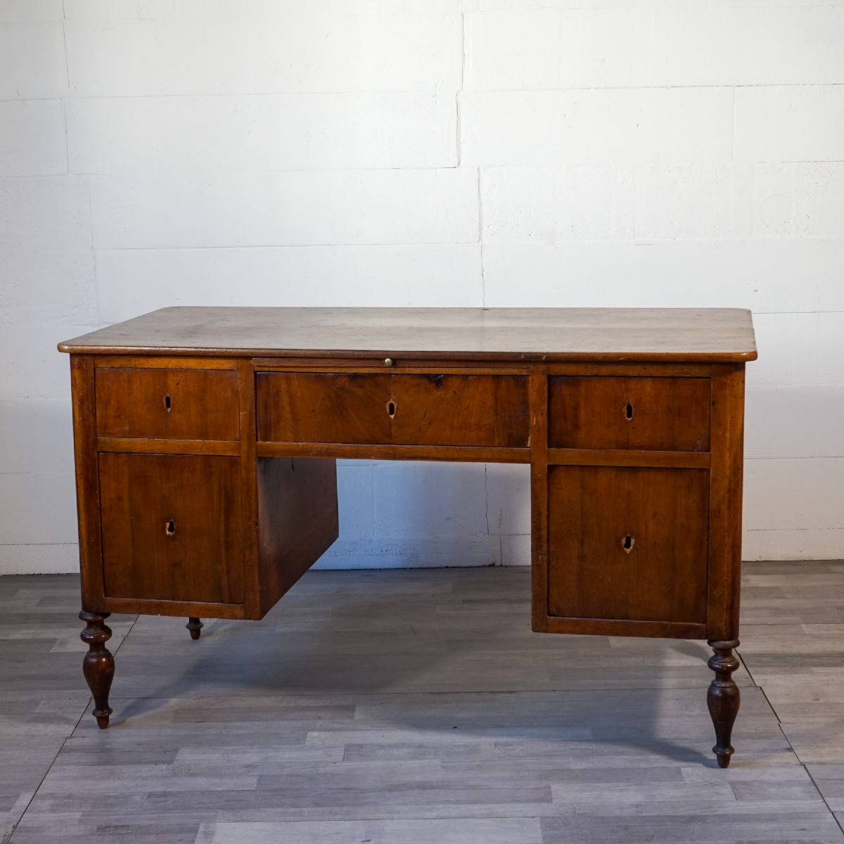 Antique Italian Work Desk With Pull-out Writing Surface – 19th Century
