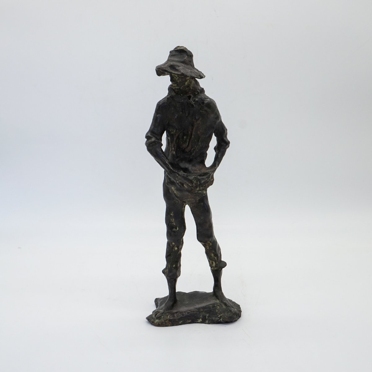 Paire de sculptures en bronze « Mondina » et « Seminatore » d’Augusto Murer – Italie, 1975-photo-2