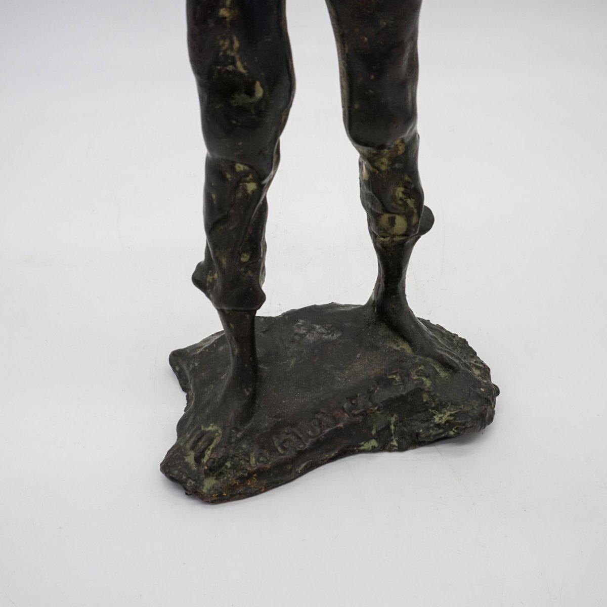 Paire de sculptures en bronze « Mondina » et « Seminatore » d’Augusto Murer – Italie, 1975-photo-4